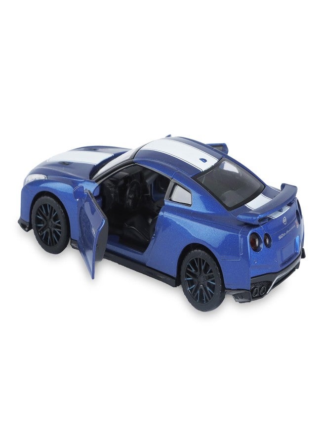 SMALL CLAP® Speed Metal 1:32 Nissan GT-R R35 50th Anniversary Edition Diecast Openable Door Function for 3 Years & Above (Blue) - Image 5